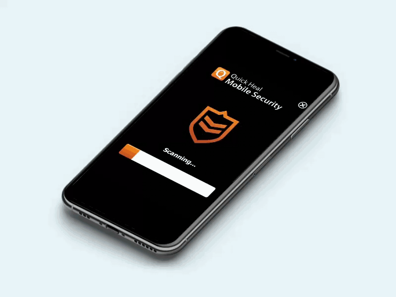 Quick Heal Mobile ad adobe xd animation design