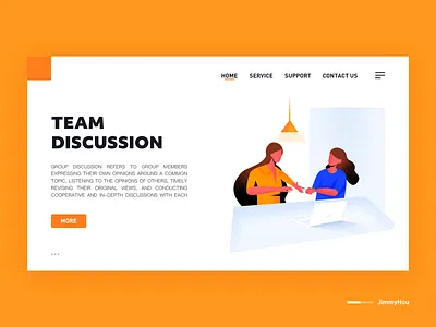 Group discussion illustration