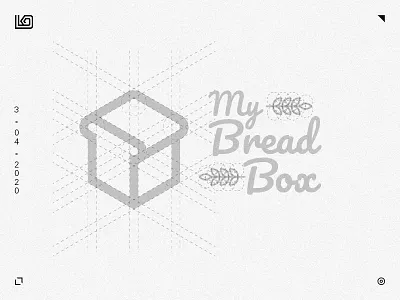 My Bread Box Logo Design Process bakery bread breadbox golden ratio logo logo design logo design process