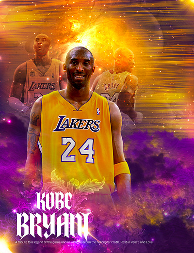 Kobe In the Stars Kashane Smith design galactic galaxy kobe kobe bryant