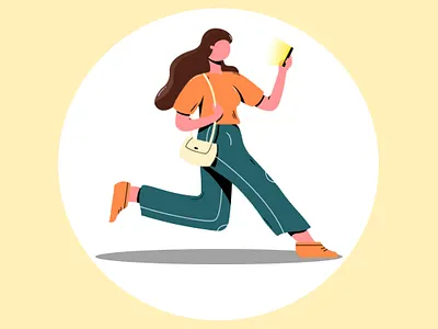 character design for an app animation art artist characterdesign creative design designer drawing flat flatdesign flatillustration girl illustraion illustrator motion motion graphic motiondesigner motiongraphics sketch vector