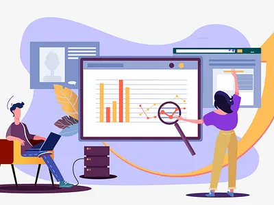 Monitoring tool branding coding computer design flat illustration flatdesign illustraion monitoring