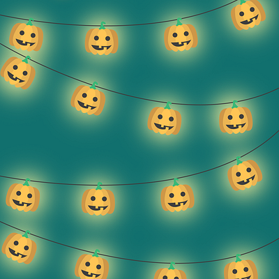 Pumpkin pattern (inktober 2019) digital art illustration illustration art pattern pattern art pumpkins