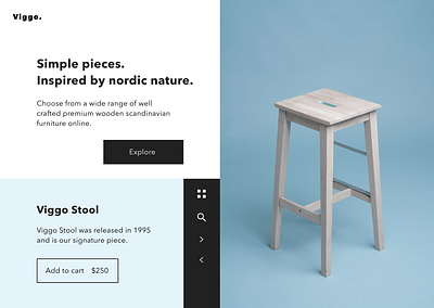 Daily UI #3 — Landing page blue branding cold daily ui dailyui design landing page