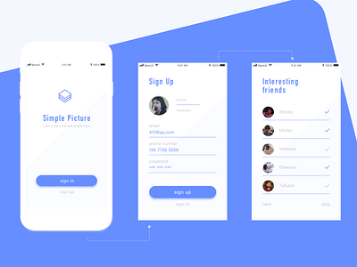 一个整合图片素材的app.2登录部分 ui