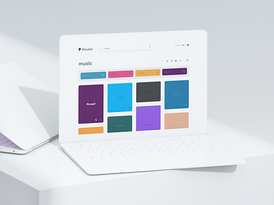 Picular: Music 🎵 branding colors desktop iphone macbook pro mobile music palette sounds tool web web app