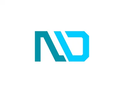 N+D design flat illustration logo logoconcept logodesign logodesigner simple typography
