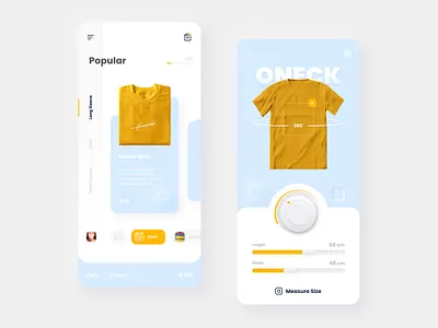 Clothes App app cloth design ecommerce fashion innovation mobile neumorphic shop store typography ui uidesign ux