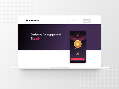 FitClub V2 | Case Study | Internship 2020 article blog case study design gamification ui ux