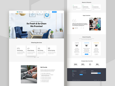 BMD Clean Website Design 2d 3d cleaning company cleaning service consultancy design app dotpixel agency graphic design illustration interfece job ui logo motion graphics service app services services page vector web website design wordpress design