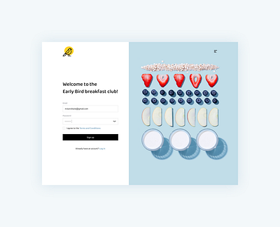 Registration page create account dailyui dailyui 001 email new account password register register form registration registration form sign sign in sign up sign up ui signup signup form signup page signupform sing up