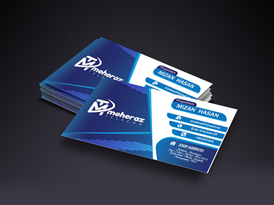 Mizan Business Card business business card concept design logo