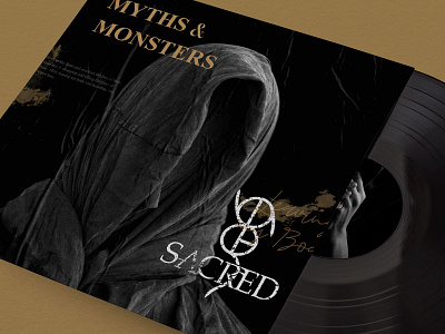 SACRED Album layouts album art graphic design textures