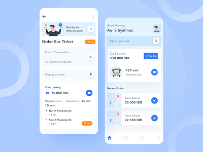 Bus Tickets Online - Application app design apps booking bus app design illustration ticket transportation ui ux