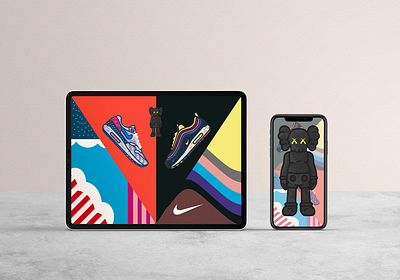 Parra & Sean Wotherspoon background collaboration hypebeast illustration iphone logo nike parra poster sean sean wotherspoon sneakers tablet wallpaper