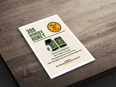 Honey Sell Offer Flyer brandidentity branding corporate branding design fiverr flyer graphic design illustration print print design