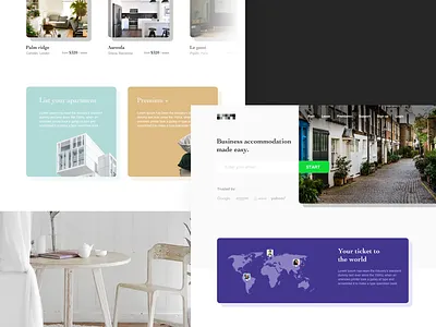 Enterprise Travel | Desktop airbnb design desktop enterprise hotel layout travel ui web web design