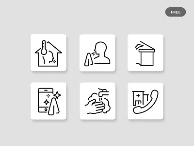 Coronavirus prevention - free icons coronavirus covid 19 freebie icon icon design icon set pictogram