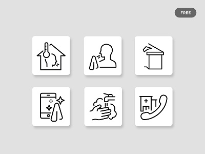 Coronavirus prevention - free icons coronavirus covid 19 freebie icon icon design icon set pictogram