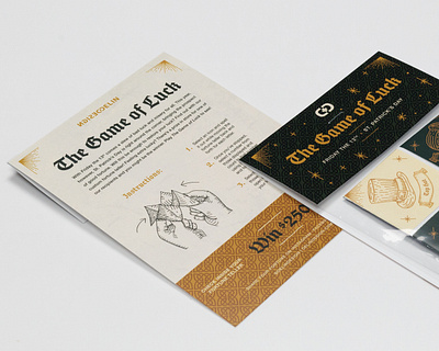St.Patty's Promo Packaging branding design fortune teller fridaythe13th handdrawn illustration illustrator ipad pro lettering logo luck package design packaging print print design promo promotional design stpatrick stpatricks day typography