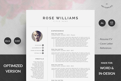 Resume/CV clean resume creative resume curriculum vitae cv template download free modern modern resume professional resume resume template template