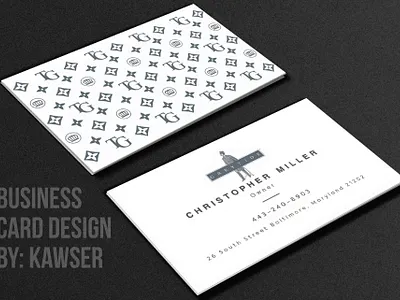 Minimalist Business Card Design brand identity business business card design eye catching fiverr freelance designer freelancer kawser mazumder anik lettering logodesign minimal minimalism minimalist photoshop simple design simple logo stationery unique visiting card design visitingcard
