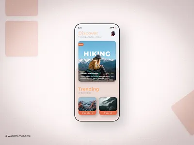 Daily UI 69 - Trending adobe xd app branding daily 069 daily 100 challenge daily challange dailyui design texture trending trending design typography ui ux workfromhome