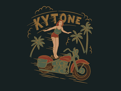 Kytone Surfer branding design drawing graphic design hand drawn hand lettering handmade illustration lettering type