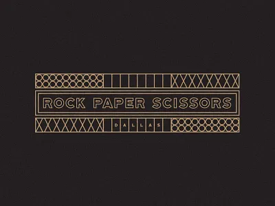 Rock Paper Scissors branding dallas design graphic design illustration logo restaurant texas typography