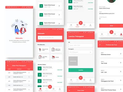 Bukusaku App app blue clean clean ui dailyui illustration ui