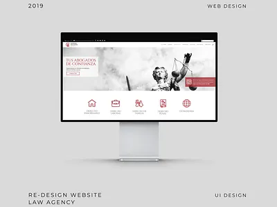 Re-design Website Lawyer Agency agency lawyer ui ux website
