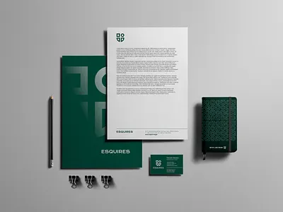 Esquires Identity branding design law firm lawyer logo logo design logodesign logos simple stationery