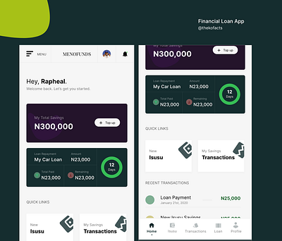 Financial Loan App Concept design adobe xd design ui vector