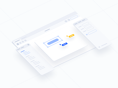 Design Exploration #2 clean ui collaboration design exploration design system exploration exploring figma figmadesign illustration interface isometric isometric design isometric illustration isometric interface multiplayer saas startup startups ui ux