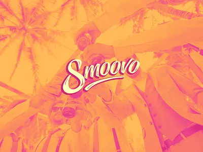 Smoovo logo adobe illustrator branding bright color bright color combinations colorful logo vector vivid colors