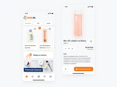 💊 Drugstore E-commerce Mobile App drugstore e commerce ecommerce mobile mobile app mobile ui shop store store app ui ui design