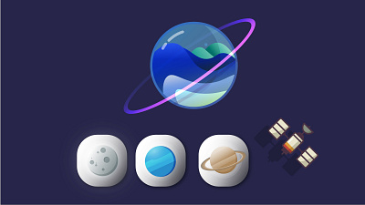 OrbitGeo Part 2 branding design illustration logo ux vector