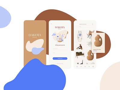 Dakota Redesign eCommerce App / Concept app art branding design flat illustration illustrator ui vector web