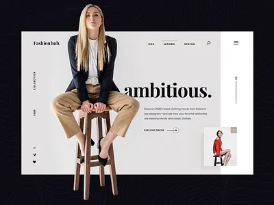 Clothing Website Design apparel design clothing brand clothing company clothing design clothing store dribbble best shot online shop online shopping online store web design website concept website design