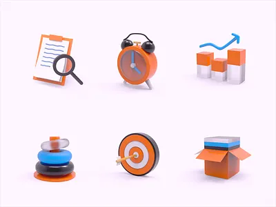 3d icons #1 3d 3d art android asset assets business c4d clock graphic icon icons icons set illustration interface ios symbol ui uiux ux webapp