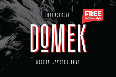 Domek – Free Font branding design font free free font freebie freebies freelance lettering letters logo product promotion type typeface typography vector