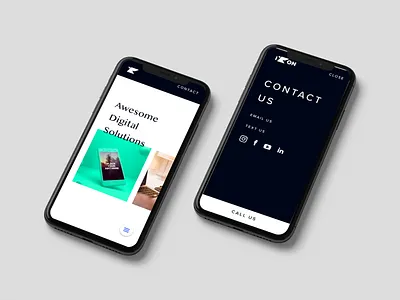 IRON Mobile Website iphone mobile mobile ui mockup mockups ui design web design website