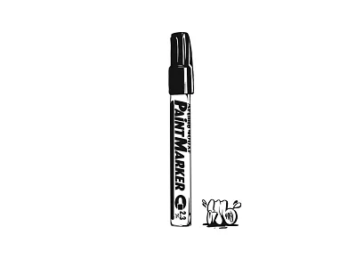 Tools of the Trade - Paint Marker graffiti illustration marker paint tagging tool