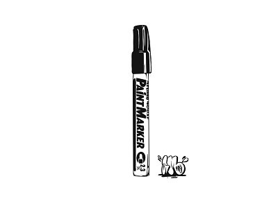 Tools of the Trade - Paint Marker graffiti illustration marker paint tagging tool