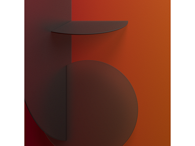 T. 36 Days of Type 07 2020 36daysoftype 36daysoftype07 3d 3dartist 3dtype cg cgi circle circles concept design designer exploration explore idea minimal minimilist typography