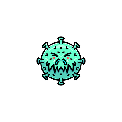 Corona Virus campaign character coronavirus covid 19 cute logo logos mascot pandemic sick stay safe sticker virus