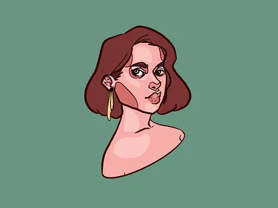 Portrait Practice design digital illustration illustration procreate sketch woman portrait