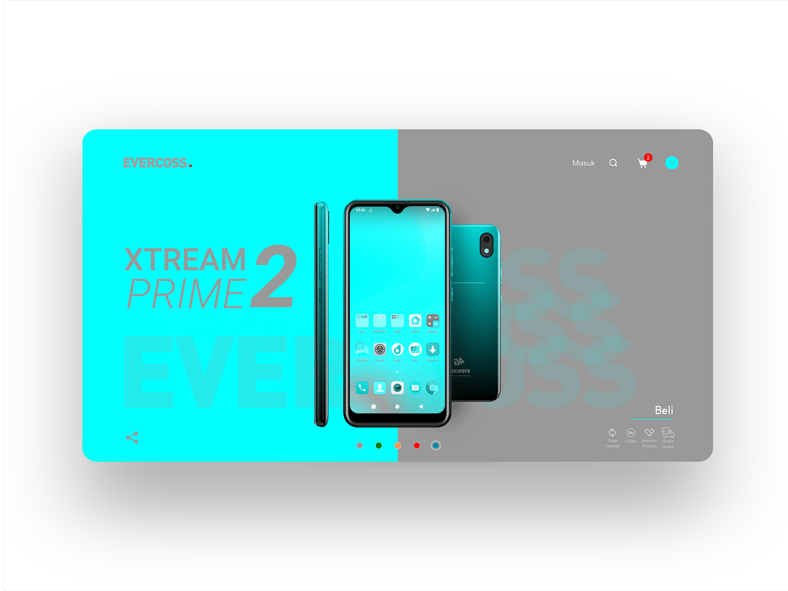 Landing Page - Antar Muka - Halaman Awal Produk Digital by Ebas on Dribbble