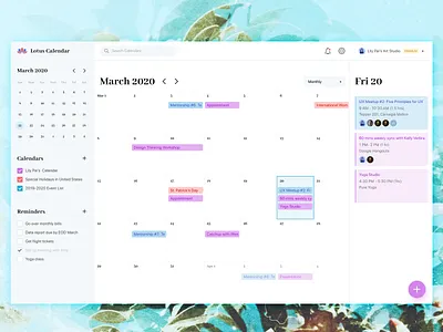 Calendar Scheduling, Events, Collaboration Tools appointments bookings branding calendar chart collaboration dashboard date picker design events meetings planner productivity schedule summary ui ux