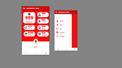 Emergency Bangladesh app branding design ui ux web